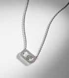 Messika So Move 18kt white gold chain necklace with diamonds