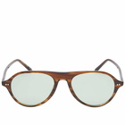 Oliver Peoples Men's Emet Sunglasses in Tuscany Tortoise/Green Wash