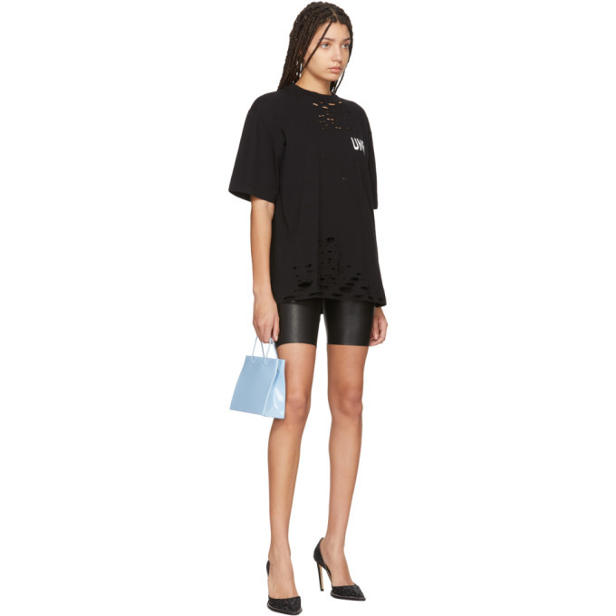 Unravel Black Front Lace-Up Long Sleeve T-Shirt Unravel