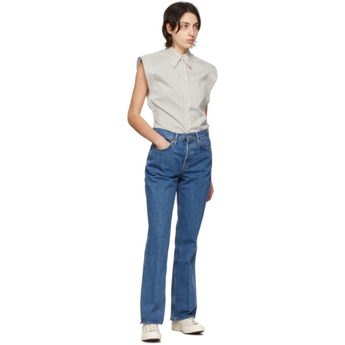 Re/Done - 70s high-rise split-hem bootcut jeans Re/Done