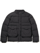 Snow Peak - Quilted Recycled Nylon-Ripstop Down Jacket - Black