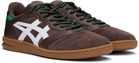 Comme des Garçons Homme Deux Brown ASICS Edition Sportstyle Soccer Sneakers