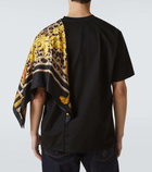 Junya Watanabe Black Sabbath caped cotton jersey T-shirt