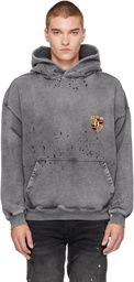 Ksubi Gray Shield Ekcess Hoodie