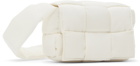 Bottega Veneta White Cassette Messenger Bag