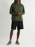 Y-3 - Logo-Appliquéd Cotton-Jersey Sweatshirt - Green