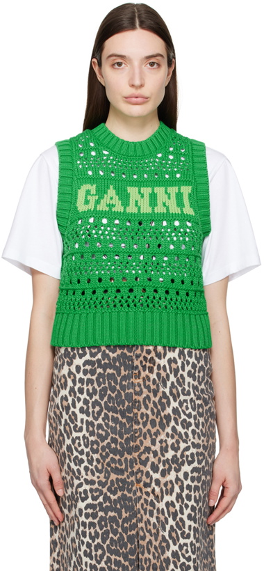 Photo: GANNI Green Rope Vest