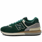 New Balance Men's U574LGNW Sneakers in Abundant Green