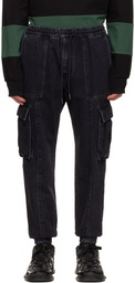 Juun.J Black Carryover Cargo Pants