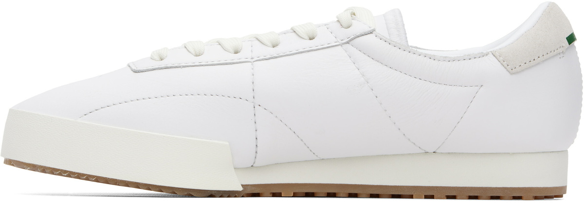 Lacoste White Aura Leather Sneakers