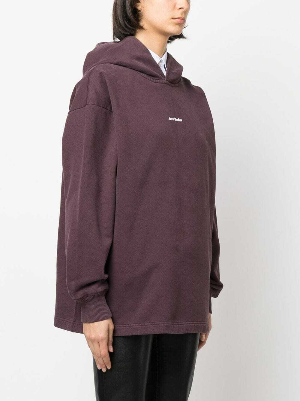 ACNE STUDIOS - Logo Cotton Hoodie Acne Studios