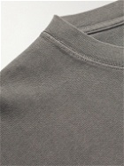 Paria Farzaneh - Still Standing Printed Garment-Dyed Cotton-Jersey T-Shirt - Gray