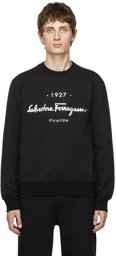 Salvatore Ferragamo Black Logo Sweatshirt