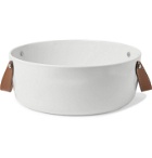Ralph Lauren Home - Wyatt Porcelain and Leather Salad Bowl - White