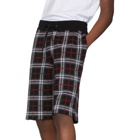 Burberry Black Check Flynn Shorts