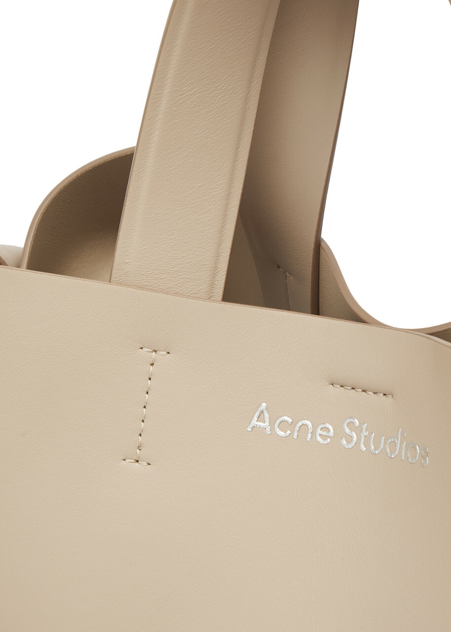 Acne Studios Musubi Leather Tote - Beige - One Size