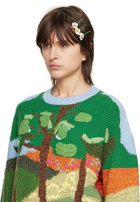 Marc Jacobs Heaven Green Daisy Hair Clip Set