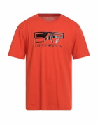 Ea7 Mens T-shirt in Orange