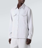 God's True Cashmere Explorer cashmere and cotton denim jacket