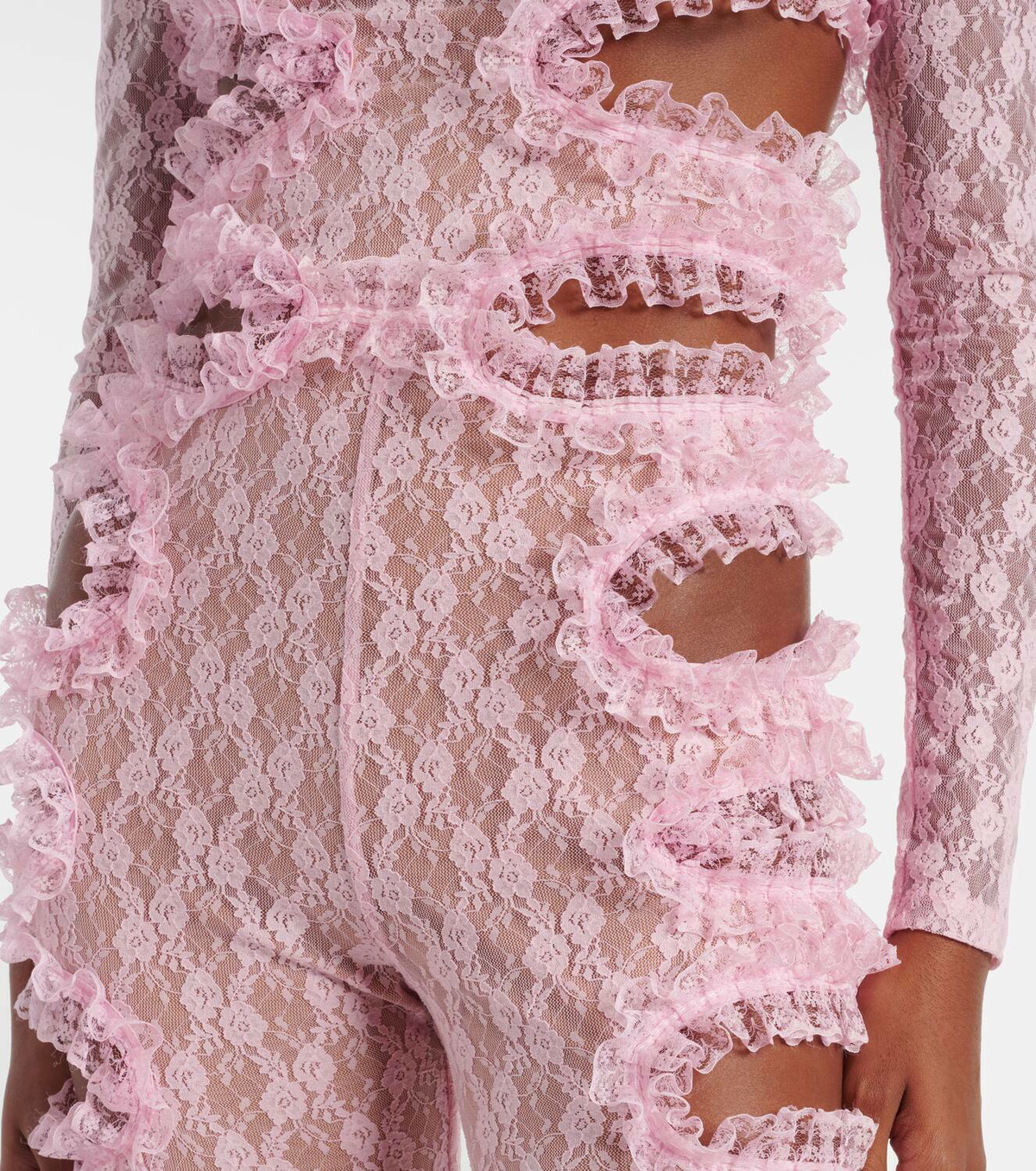 Self-Portrait x Christopher Kane cutout lace catsuit
