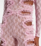 Self-Portrait x Christopher Kane cutout lace catsuit