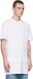 Stefan Cooke White Laminated T-Shirt