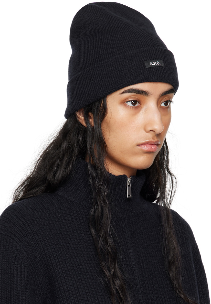 A.P.C. Navy Autumn Beanie