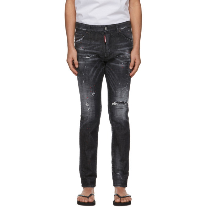 Photo: Dsquared2 Black Washed Cool Guy Jeans