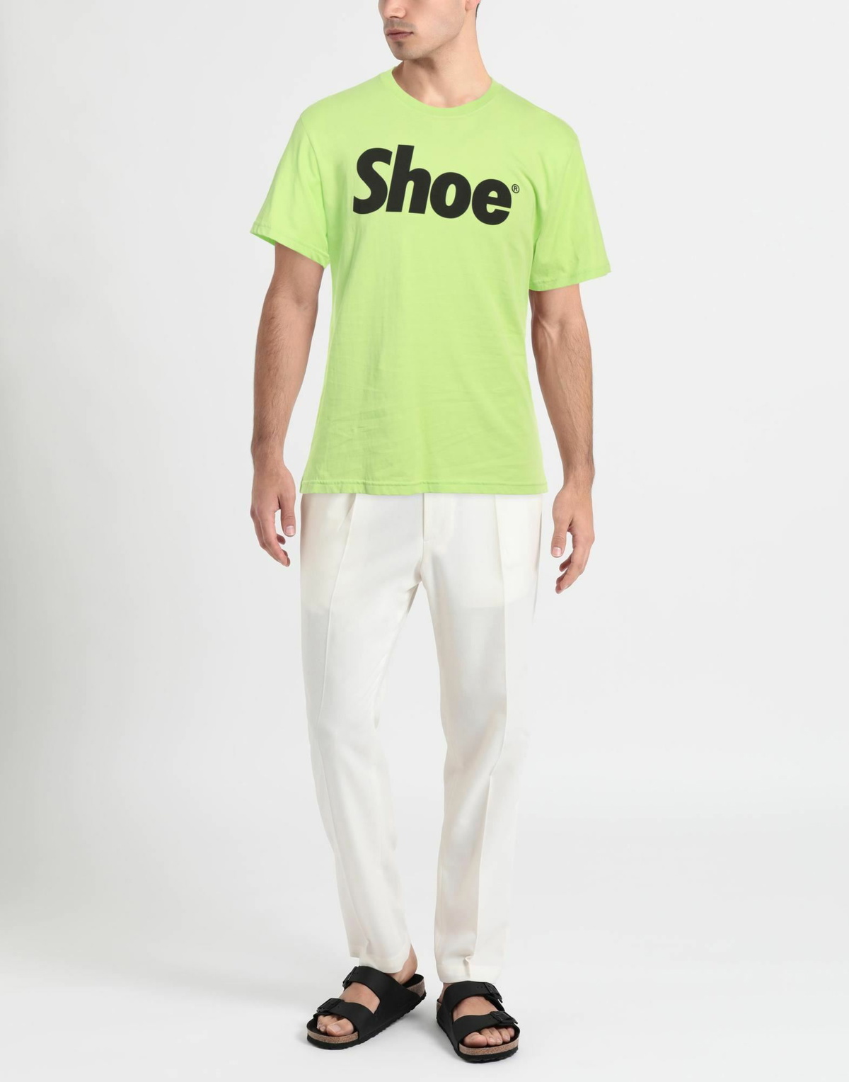 Shoe Mens T-shirt Lime in Green