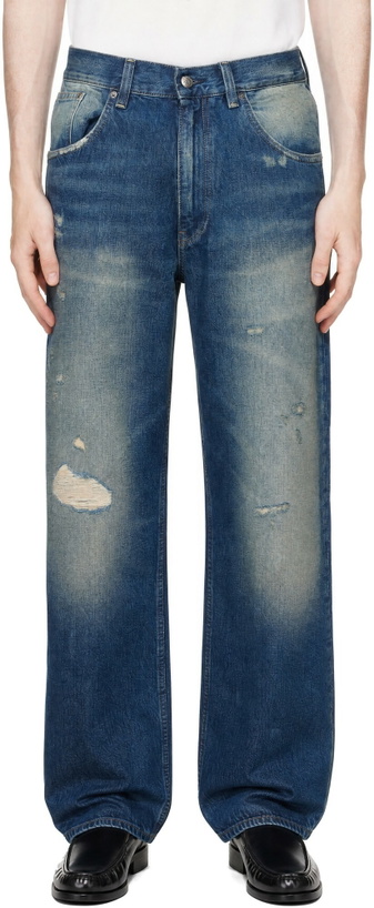 Photo: Sunflower Blue Super Wide Cinch Jeans