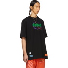 Heron Preston Black Melted Regular T-Shirt