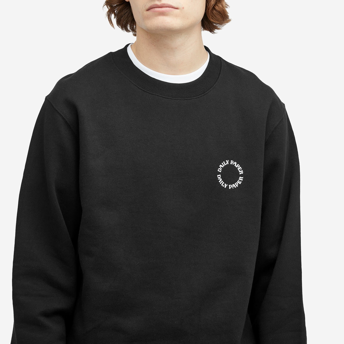 Daily Paper Men's Orbit Sweatshirt in Black