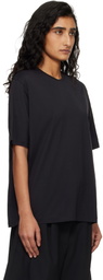The Frankie Shop Black Harper Soft Organic T-shirt