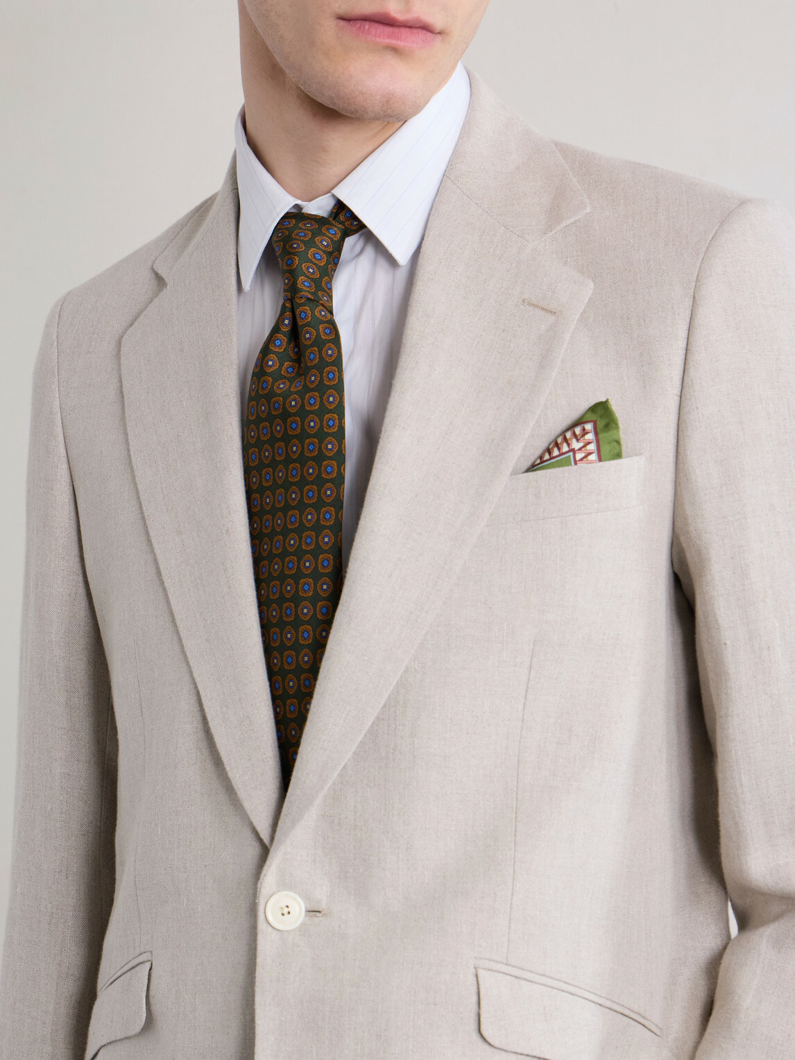 Favourbrook - Cooper Linen Suit Jacket - Gray