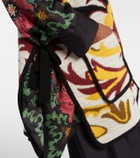 La DoubleJ In My Power patterned cape