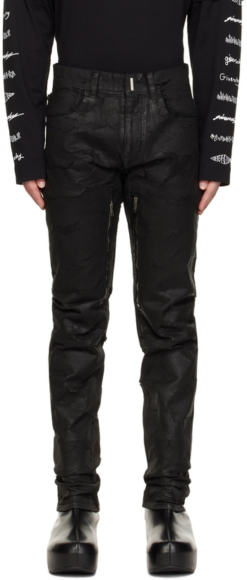 Photo: Givenchy Black Destroyed Jeans