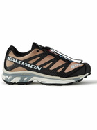 Salomon - XT-4 TPU-Trimmed Mesh Running Sneakers - Neutrals