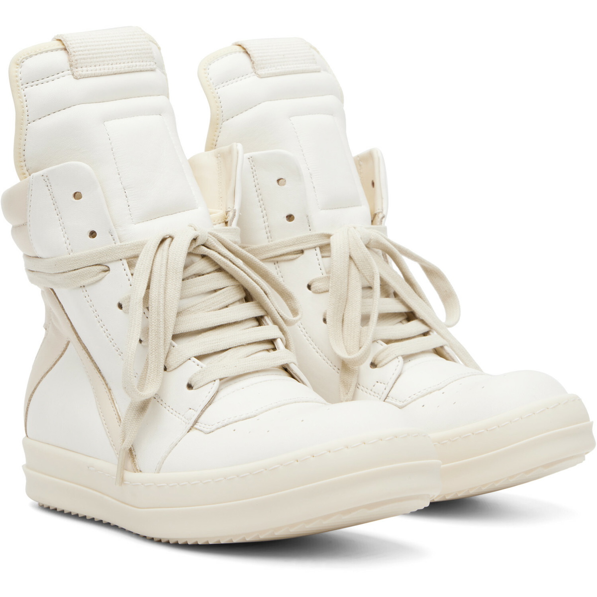 Rick Owens Off-White Tower Geobasket Sneakers