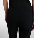 The Row Fabien wool cady flared pants