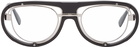 Kuboraum Black & Silver H92 Glasses