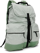 Stone Island Green Drawstring Backpack