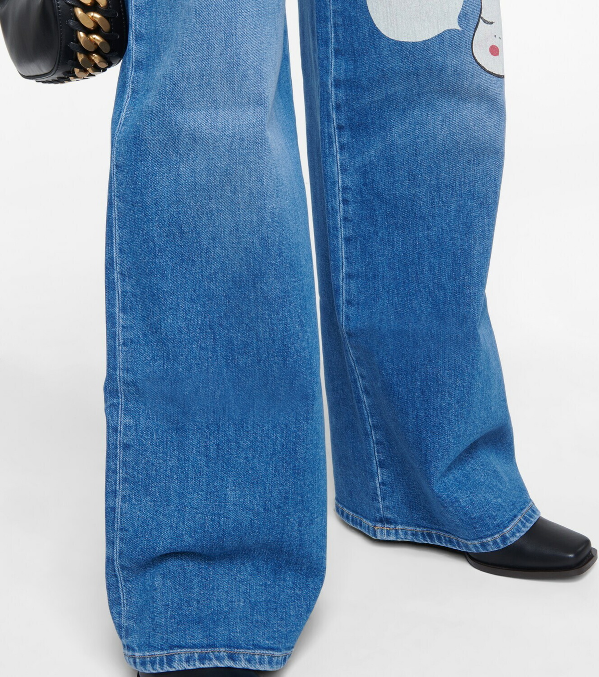 Stella McCartney - x Yoshitomo Nara wide-leg jeans Stella McCartney