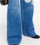 Stella McCartney - x Yoshitomo Nara wide-leg jeans