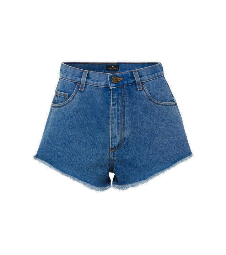 Photo: Etro Denim shorts