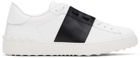 Valentino Garavani White & Black Open Sneakers