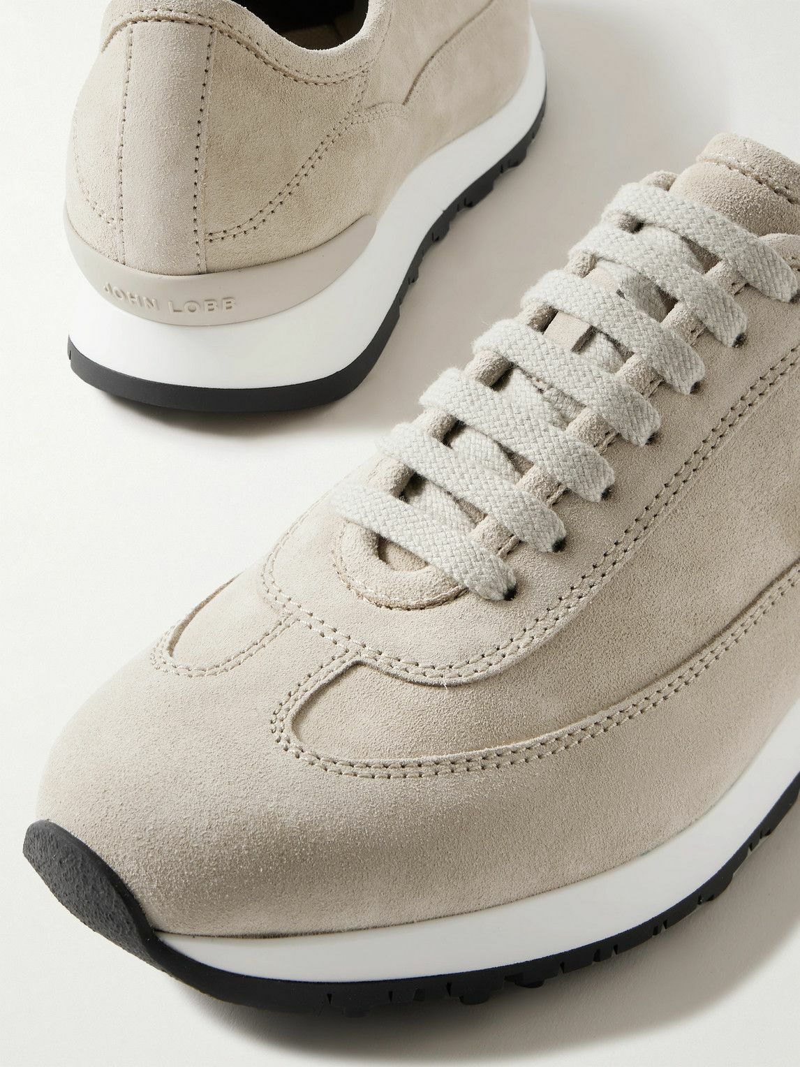 【JOHN LOBB】Foundry Sand Suede John Lobb - Foundry II Suede Sneakers - Neutrals John Lobb