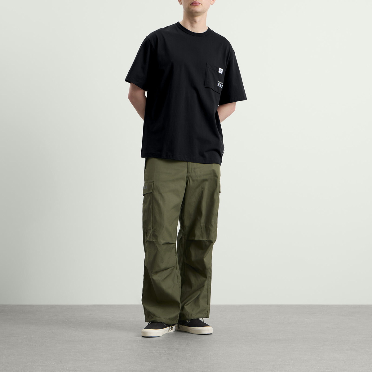 Neighborhood Men's Sheltech Pocket T-Shirt in Black
