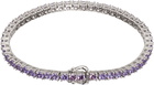 Hatton Labs Silver & Purple Tennis Bracelet