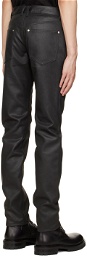 Johnlawrencesullivan Black Fireman Vegan Leather Trousers