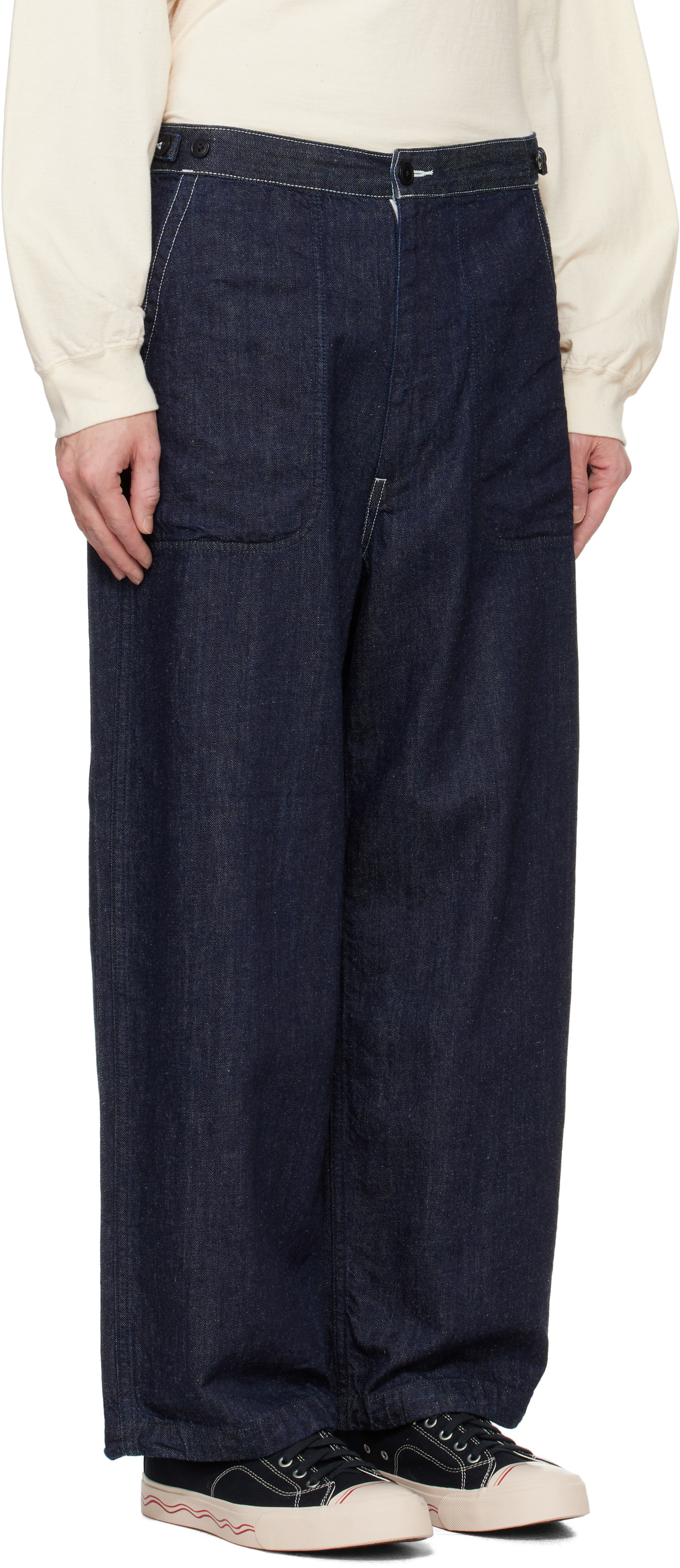 nanamica Indigo Work Jeans Nanamica